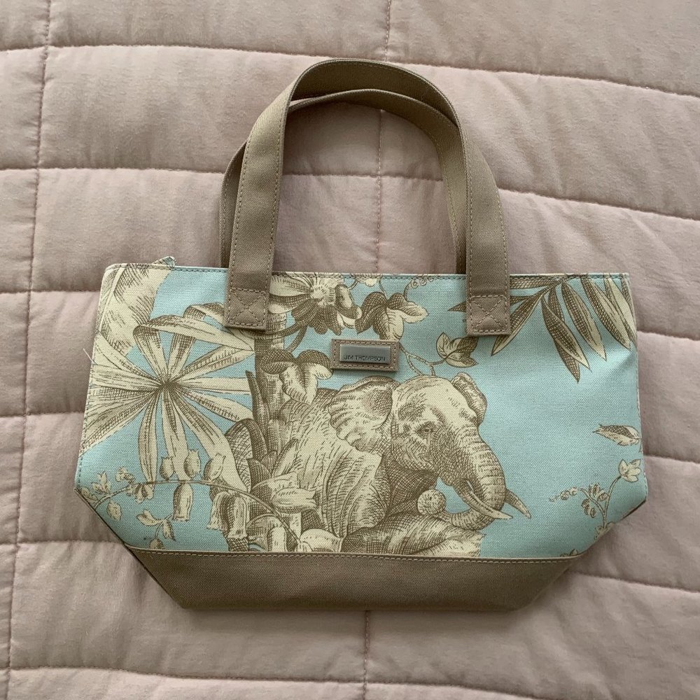 Jim Thompson Elephant Mini Tote (NWOT)